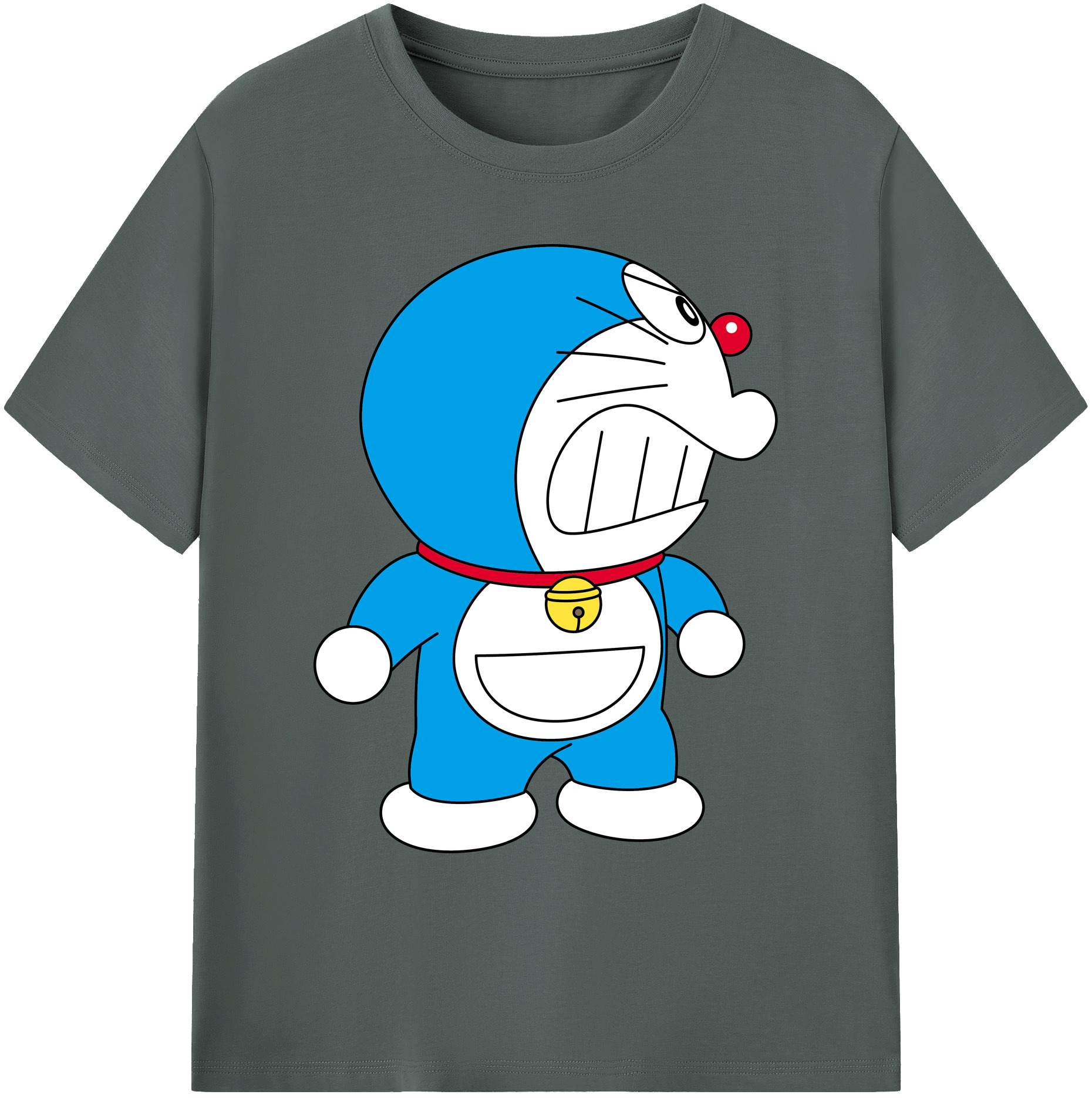 （画像用） ドラえもん Doraemon 綿100％ メンズ半袖Tシャツ｜肌触りやわらか＆通気性